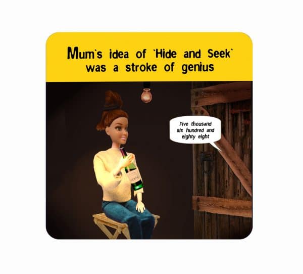 Coaster - Mum Hide & Seek
