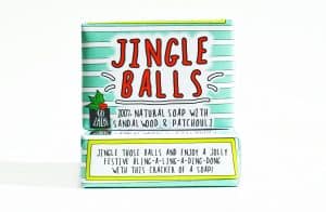 Jingle Balls funny Christmas soap bar