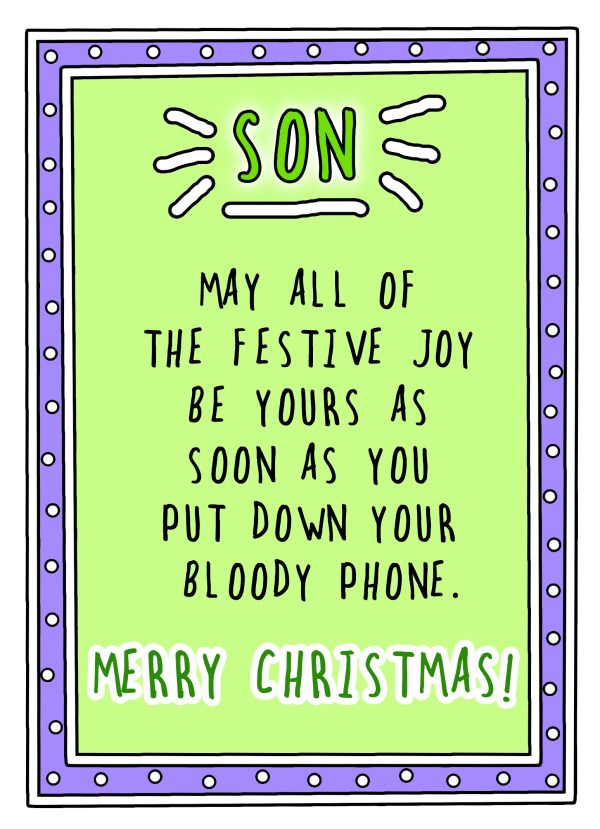 Christmas Son Phone