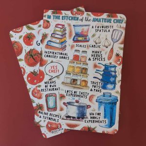 Cooking themed Notebook A5 - 128 pages