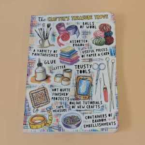 Craft themed Notebook A5 - 128 pages