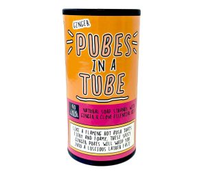 GINGER Pubes in a Tube - ginger & clove soap strands
